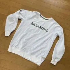 BILLABONG ホワイト スウェット トレーナー　メンズも可