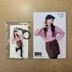 るなぴ 仲川瑠夏 FRUITSZIPPER 生写真 2枚＆アクキーセット