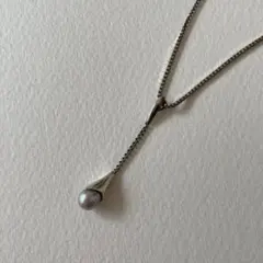 新品未使用 Misty ミスティ 淡水パール ネックレス SV925 シルバー