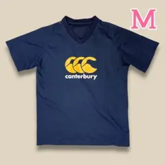 ⁠カンタベリー Vネック Tシャツ《M》紺 ネイビー プラクティスシャツのサムネイル