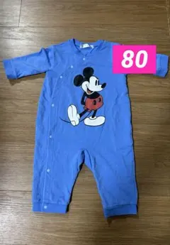 公式 東京ディズニーリゾート ミッキー ロンパース 80cm カバーオール