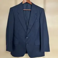 スキャバル　Scabal サヴィル・ロウ　ネイビー ストライプスーツ　上下セット