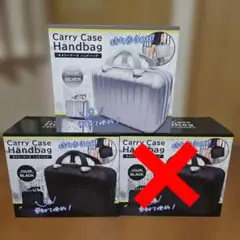 Carry Case Handbag シルバー ミニバッグのサムネイル