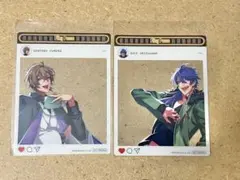 ヒプノシスマイク　有栖川帝統　夢野幻太郎キッチンカー　SNS風　クリアカード