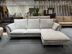 カウチソファー　コーデュロイ　ソファ　大型　新品