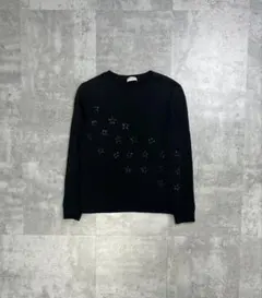 GIVENCHY スター刺繍 クルーネックニット ブラック - メルカリ