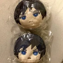 鬼滅の刃 冨岡義勇 おまんじゅう にぎにぎマスコット キーホルダー 特典 セット