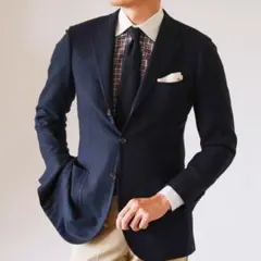Sartoria Attolini サルトリア アットリーニ リネンスーツ 44 Cesare Attolini（チェーザレ アットリーニ）3つボタンスーツ