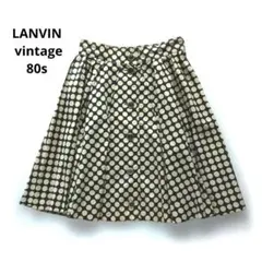 vintage 80s LANVIN ランバン ヴィンテージ 水玉スカートのサムネイル