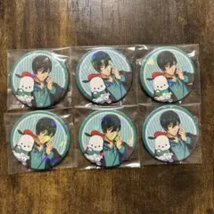 ブルーロック 糸師凛　サンリオ ホログラム缶バッジ