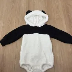 アプレレクール　アドベンチャーワールド　パンダ　ロンパース70-80カバーオール