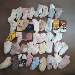 ベビーキッズ靴下32足まとめ売り　ショート⋅クルー丈　9～13cm　1歳～２歳半