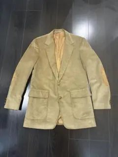 ベージュ スエード テーラードジャケット