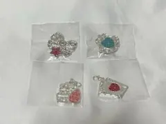 セボンスター　メタルチャーム　メタルピンバッジ　4点セット