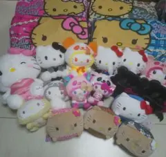 ハローキティ ぬいぐるみ クッション パンダ モノクロ まとめ売り