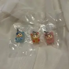 クレヨンしんちゃん♡めじるしアクセサリー　みんなでクマパジャマ♡3点セット