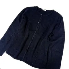 極美品 希少 ドルチェ＆ガッバーナ 薄ニット DGロゴ刺繍 ドルガバ 黒 M imgrc0102341111.jpg