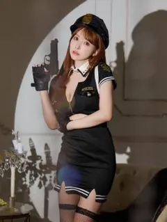 ポリス コスプレ衣装 ブラックのサムネイル