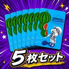 ワンピース カードゲーム ルフィ スイカ イラストカード 4枚セット
