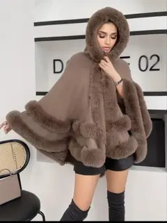 ファージャケット ポンチョ