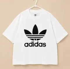 adidas ビッグロゴ トレフォイル OVERSIZED TEE