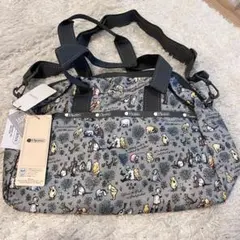 クラッシックプー　レスポートサック　ショルダーバッグ　ディズニー　ボストン