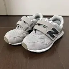 ニューバランス スニーカー キッズ PO313 幅広 グレー 20cm