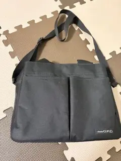 【美品】studio CLIP 6ポケット3層ショルダーバッグ 黒