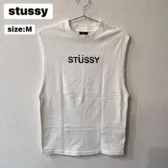 【stussy】タンクトップ/白/Ｍのサムネイル