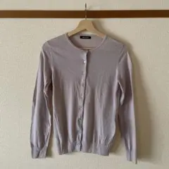 COMME CA DU MODE 薄紫 ニットカーディガン サイズ9
