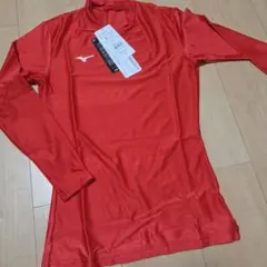 MIZUNO　ミズノ　長袖アンダーシャツ　赤　M