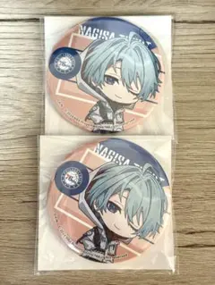 にじさんじ 渚トラウト NBAコラボ 缶バッジ SD