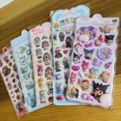 ご褒美シール ボンボンドロップシール風 ぷっくり 立体シール 3D 5点②