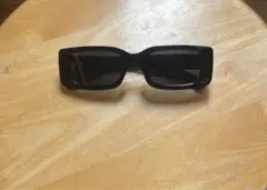 韓国風 スクエア　サングラス ブラック Y2K