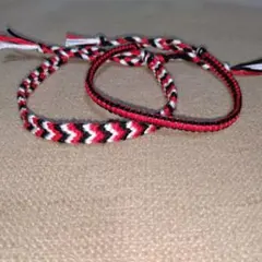 ハンドメイド　ミサンガ　２本セット　浦和レッズ8