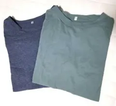 綿100％抗菌防臭汗ジミ対策プルオーバーＭサイズ 2色セット