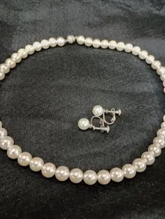 パールネックレス イヤリング セット