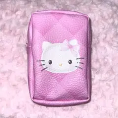 ハローキティ サンキューマート リップポーチ 平成レトロ キルティング