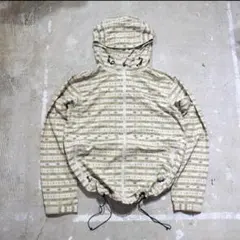 【希少】Columbia shell jacket 総柄 短丈 テック 刺繍ロゴ