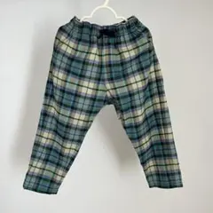 【美品】ポールスミスチェック柄ロングパンツ 110cm