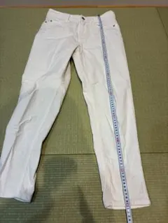 【美品】HK WORKS LONDON ワイドパンツ ホワイト ウエストゴム M