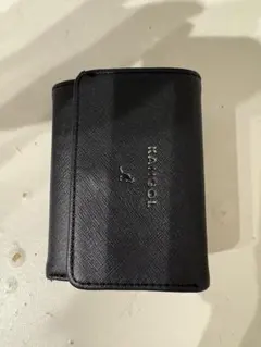 KANGOL 三つ折り財布 ブラック