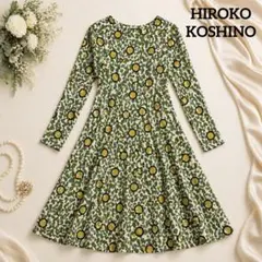 HIROKO BIS★　ヒロココシノ　ワンピース　高級　エレガンス　9号　春夏のサムネイル