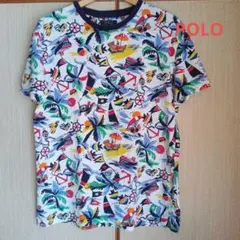POLOラルフローレン　リゾートベア総柄　半袖Tシャツ　ユニセックス