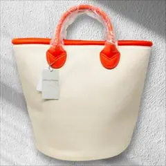 PAPILLONNER パピヨネ SEAU キャンパストート バケツ オレンジのサムネイル