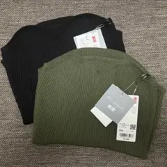 【タグ付新品】UNIQLO 3Dスフレヤーン リブビスチェ 2枚セット XS/S