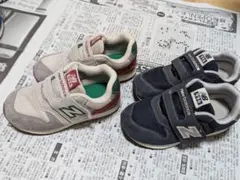 New Balance 996 スニーカー グレー/ネイビー 16.5センチ