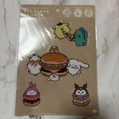 ナガノ×サンリオキャラクターズ ビッグクリアステッカー シール 新品
