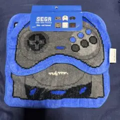未開封品 セガサターンフェイスタオル 本体&コントローラーセット ブルー×グレー