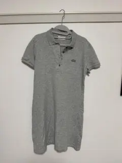 LACOSTE スリムフィット グレー ポロワンピース 36のサムネイル